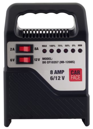 Зарядное устройство 8Amp 6 / 12V DO CF10357 CARFACE Зарядное устройство 8Amp 6 / 12V DO CF10357 CARFACE